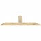 Ekena Millwork Portland Rough Sawn Timber Gable Bracket, Douglas Fir, 72"W x 24"H x 2"D x 6"F, 8/12 Pitch GBW072X24X0206POR00RDF - alternate 3